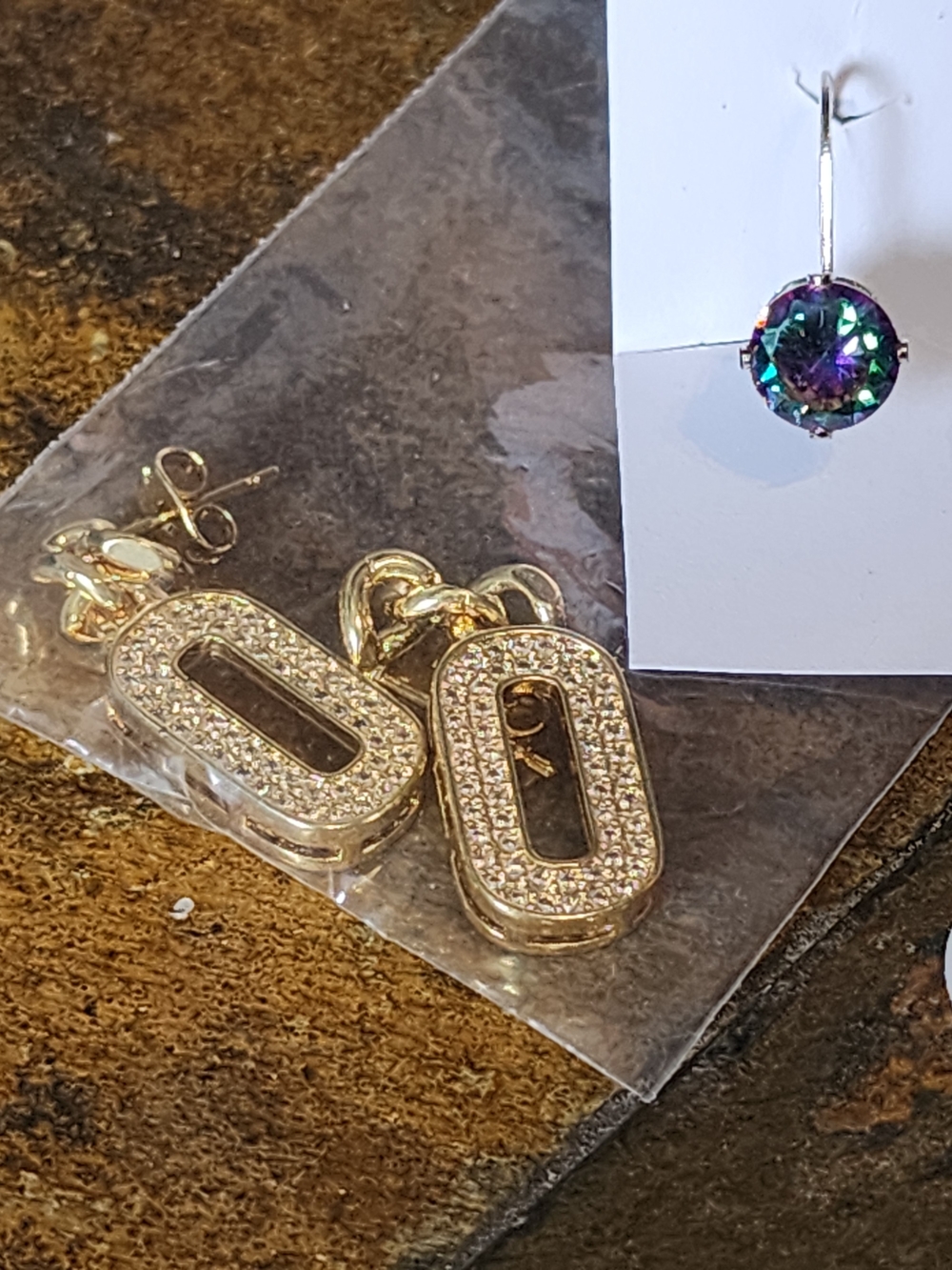 Multi-Pack Women's Earrings - Rainbow, Black & Gold Styles - Picture 3 of 4